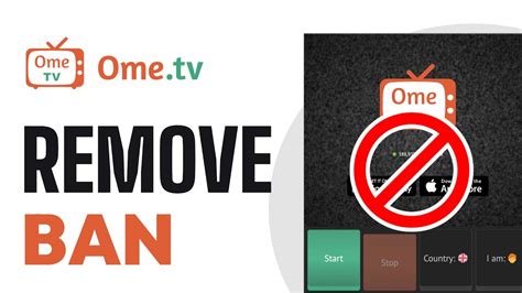 how to remove ban from ometv